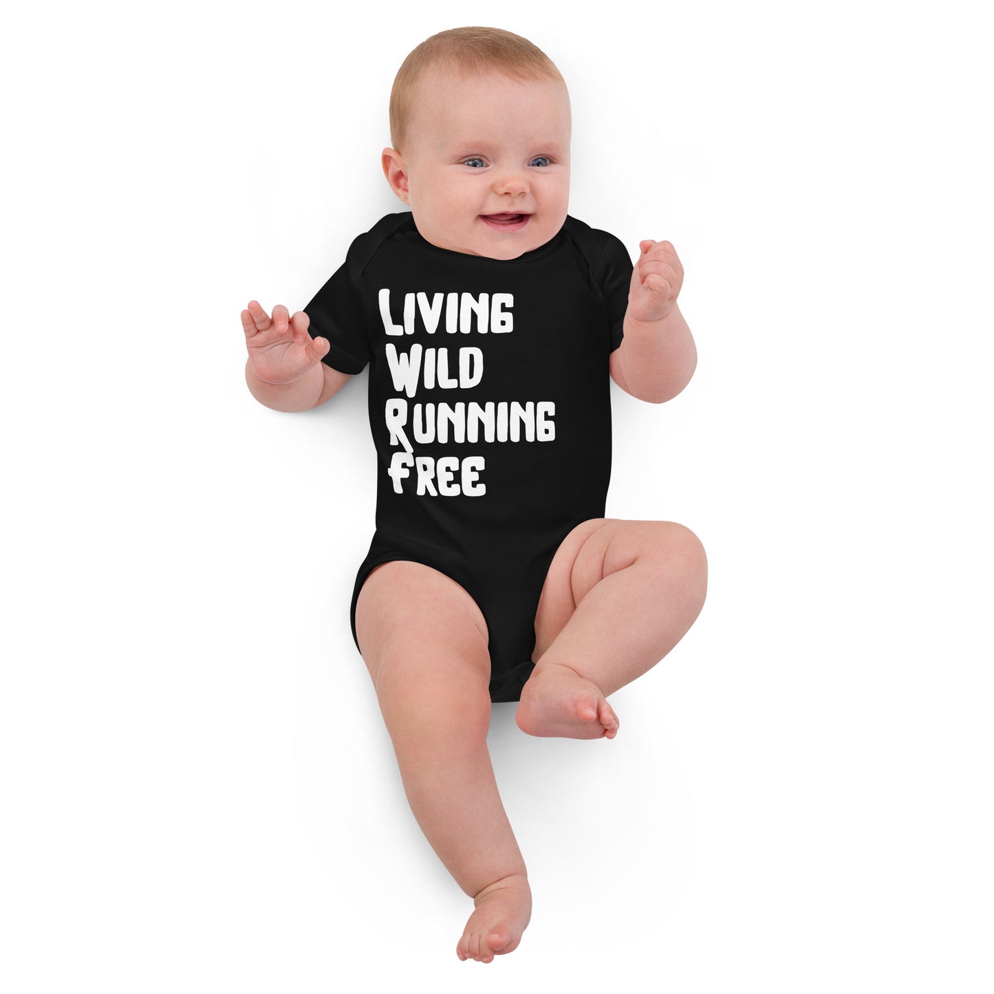 Living wild - Organic cotton baby bodysuit