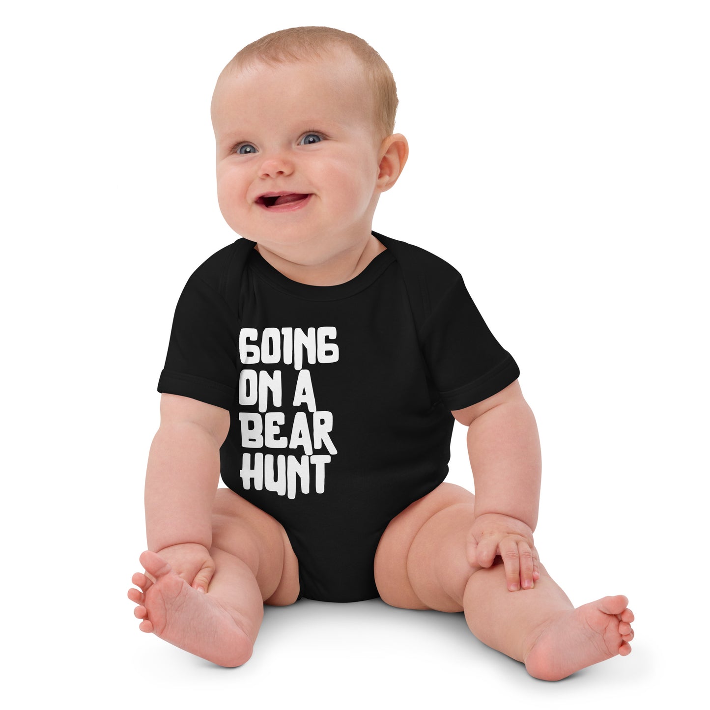 Bear Hunt - Organic cotton baby bodysuit